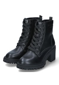 TOM TAILOR Stivaletti con plateau - schwarz