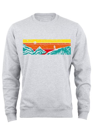 LET'S HIKING - Sweatshirt - grau melange