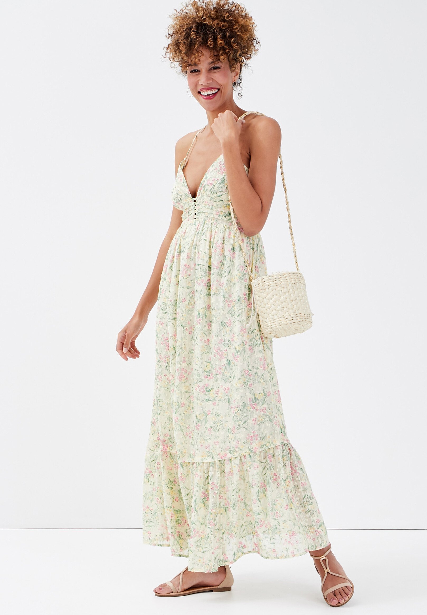 robe jaune cache cache