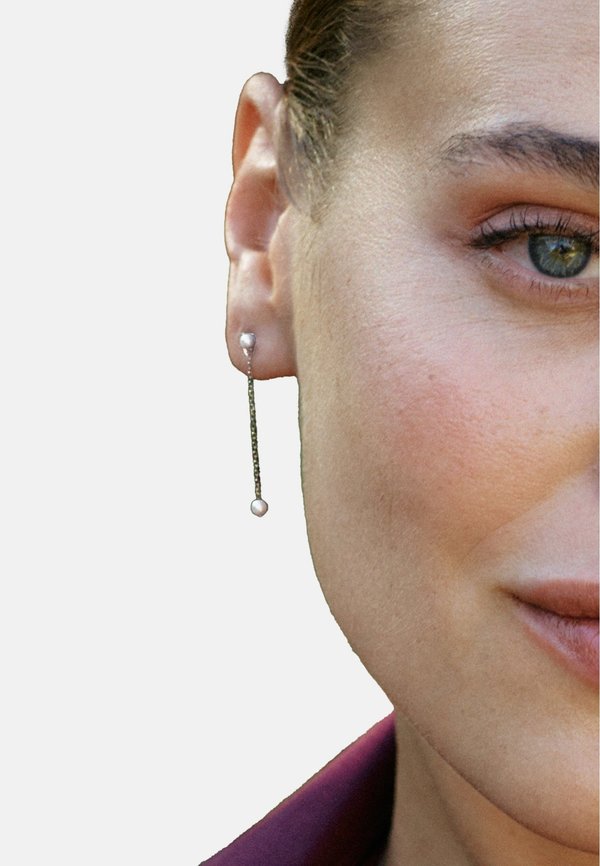 PEARLY - Ohrringe - steel