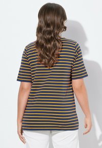LAURASØN RINGEL RUNDHALS - Camiseta estampada - navy blue