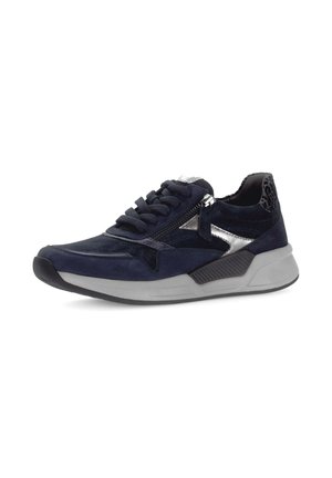 SNEAKER LOW - Trainers - dkblau antiksilber