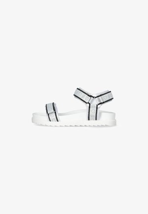 Plateausandalette - white
