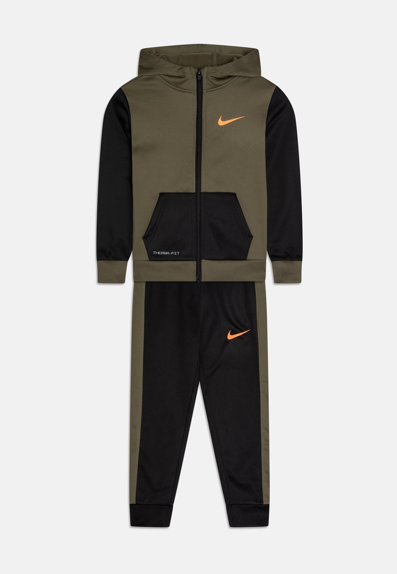 Nike Sportswear B THERMA FIT SET UNISEX Tracksuit black Zalando.co.uk