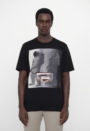 ASTRONAUT - T-shirt imprimé - black