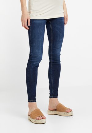 Miracle. mama and woman. UNTERBAUCHBUND - Jeans Skinny - dark-blue denim