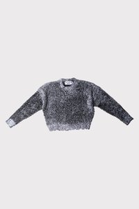 OLIVIA CREWNECK KNITTED SWEATER - Πουλόβερ - metallic silver