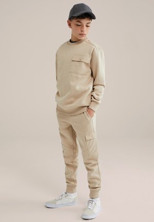 Sweatshirt - beige