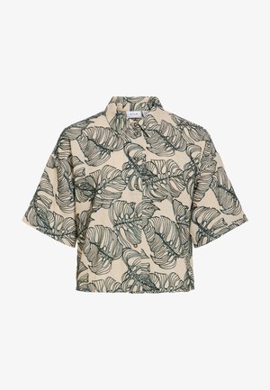 VILA, VIFLURA - Blusa - birch/atlantic deep