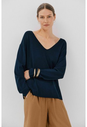 Strickpullover - dark blue