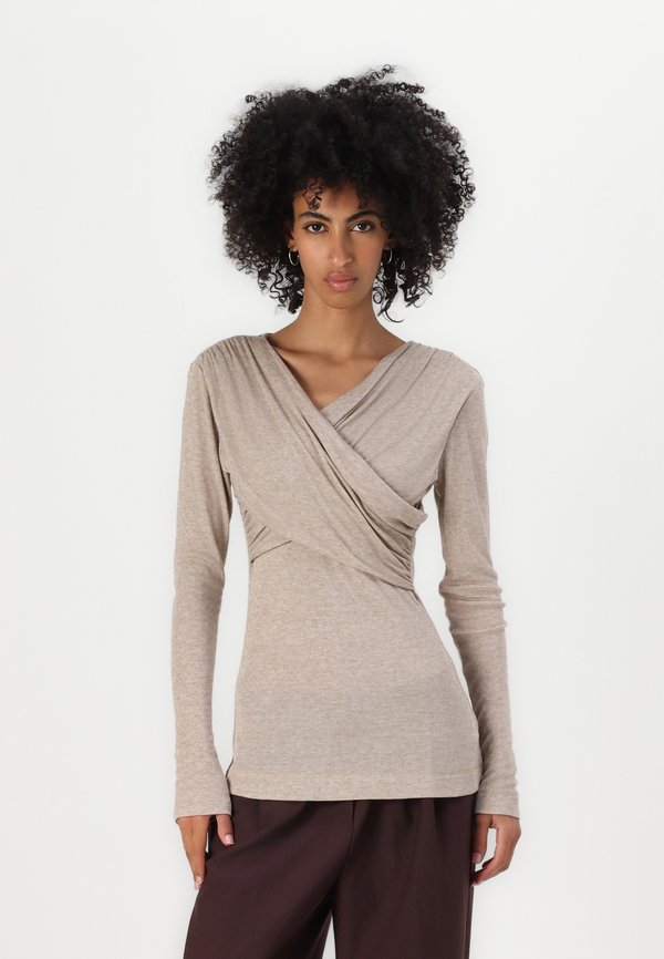 KIRA - Long sleeved top - hazel melange