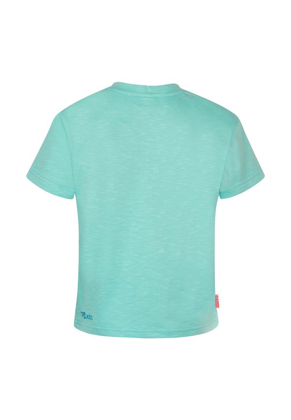 GIRLS HALSAFJOR - Print T-shirt - aqua haze3