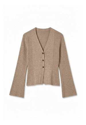 Vero Moda, CARDIGAN VMMARLA CARDIGAN - Gilet - savannah tan