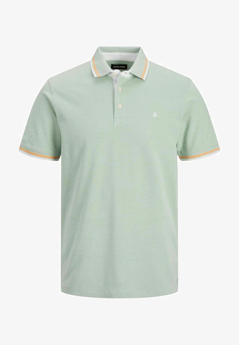Jack & Jones JJEPAULOS SS  - Polo shirt - granite green