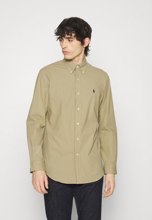 CUSTOM FIT STRETCH POPLIN SHIRT - Chemise - surrey tan