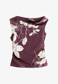 Non sélectionné, plum floral print
