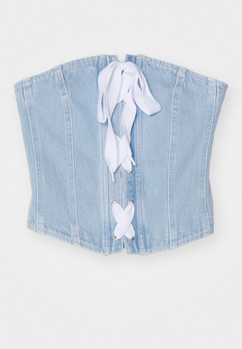 BAUM UND PFERDGARTEN Top blauw denim/bluedenim BAUM UND PFERDGARTEN Top blauw denim/bluedenim