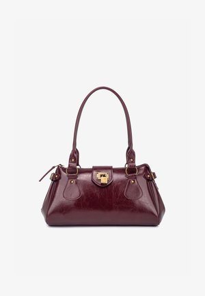 HVISK, ISABELLA RAW STRUCTURE - Handtasche - deep burgundy
