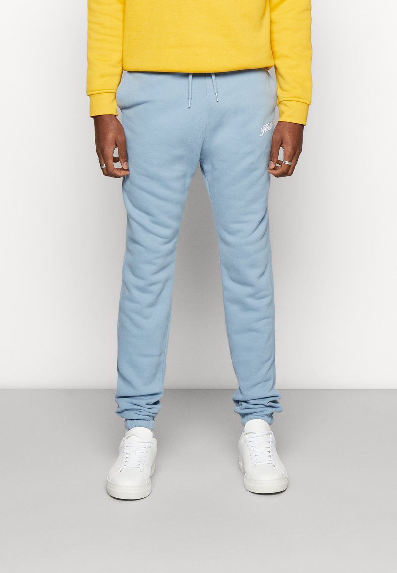 Hollister Co. SIGNATURE JOGGER CHAIN Teplákové kalhoty light blue