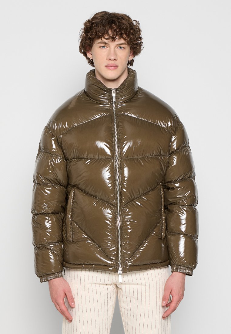 Armani Exchange Gewatteerde jas bruin