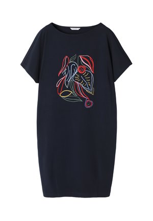 TATUUM, ARTICLE TAG: DRESS - ARTICLE NAME: KLARA - Džersejové šaty - navy blue