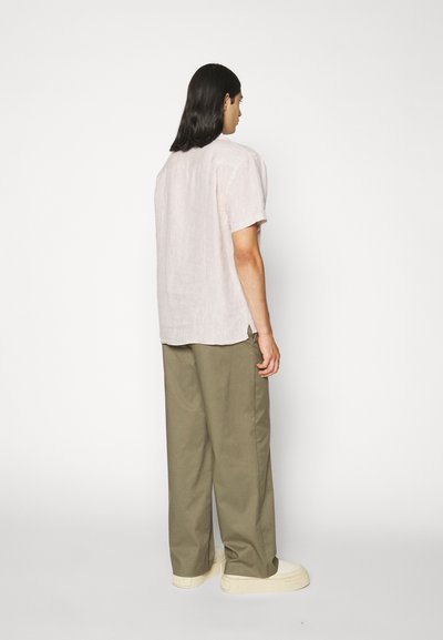 J.LINDEBERG MELANGE REG SHIRT - Shirt - safari beige