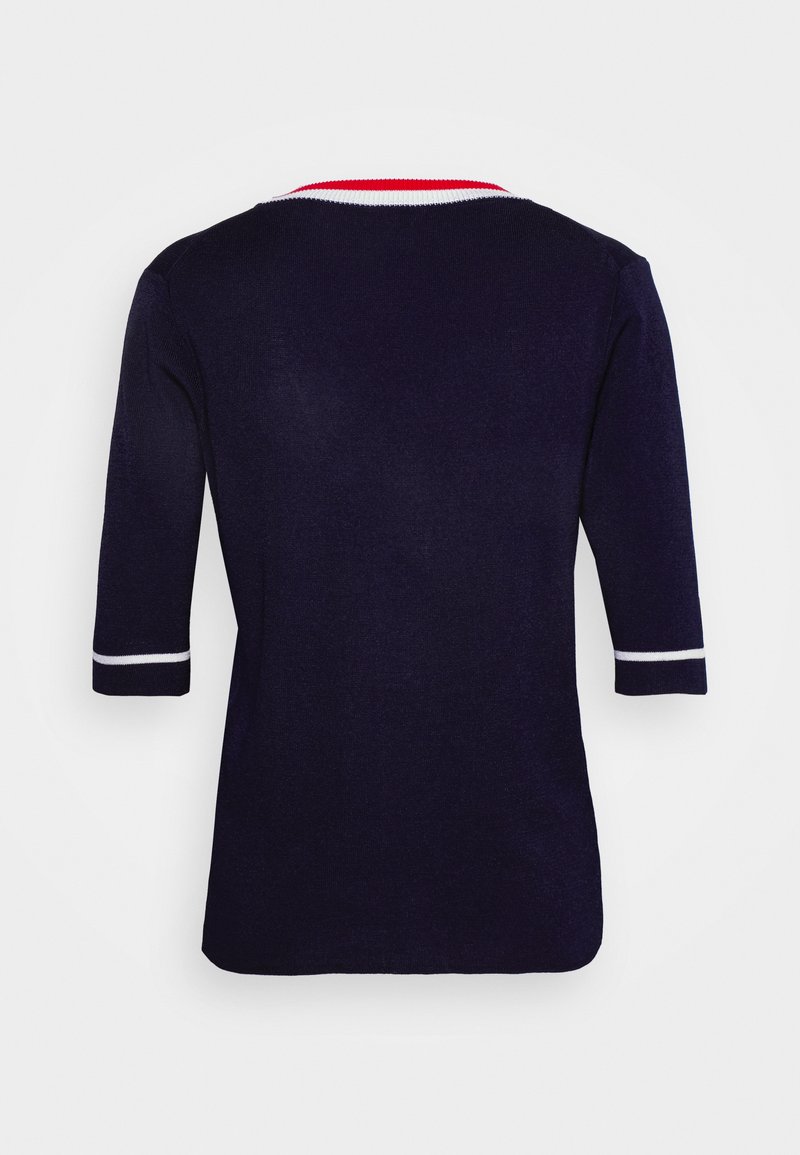 Damen Strickjacken | GANT CONTRAST BORDER Strickjacke evening blue/dunkelblau - HF93342 Damen Strickjacken | GANT CONTRAST BORDER Strickjacke evening blue/dunkelblau - HF93342