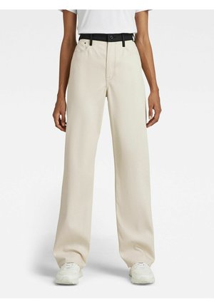 Straight leg jeans - beige