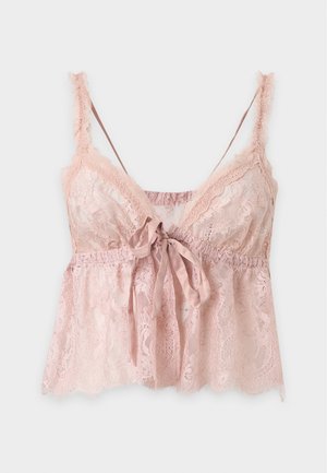 Hunkemöller, ALLOVER LEGACY - Горнище на пижама - mottled light pink