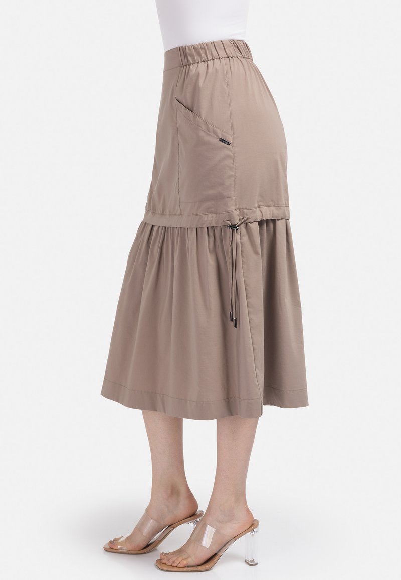 Damen Jeansröcke | HELMIDGE A-Linien-Rock beige - YS31354 Damen Jeansröcke | HELMIDGE A-Linien-Rock beige - YS31354