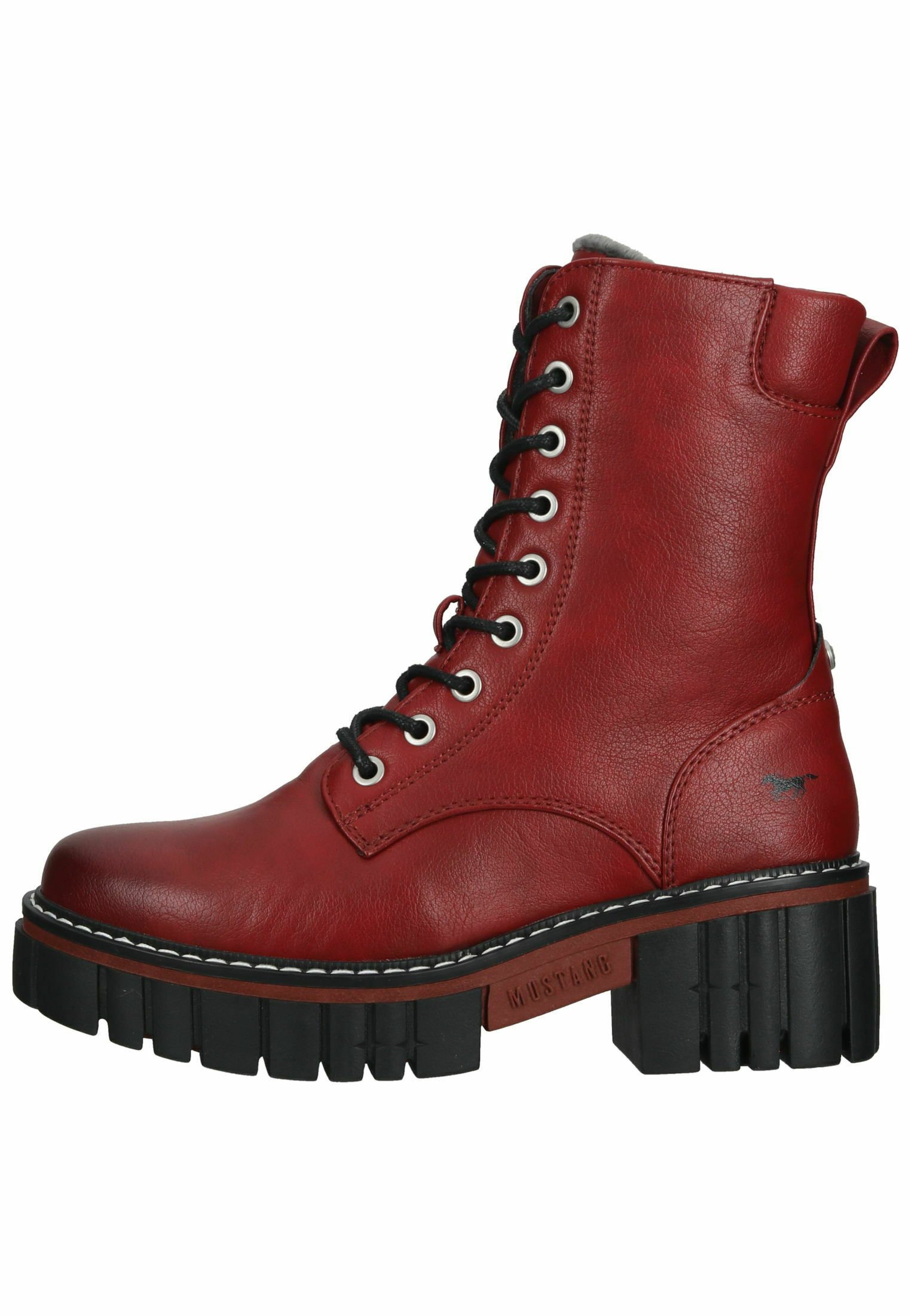 Mustang Botas Mujer MUSTANG 1437-507, Botas Cortas Al Tobillo Mujer Bota Militar Mujer
