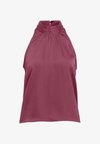 NECKHOLDER - Bluse - mauve wine