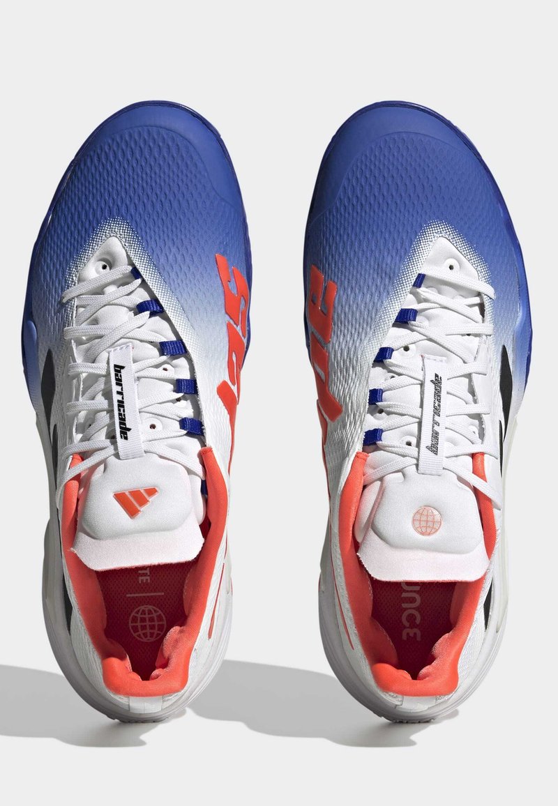 adidas red white and blue baseball cleats