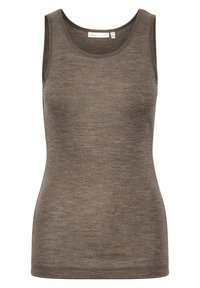 FANG WOOL - Felső - brown melange