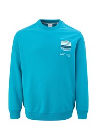 s.Oliver MIT FRONTPRINT - Bluza