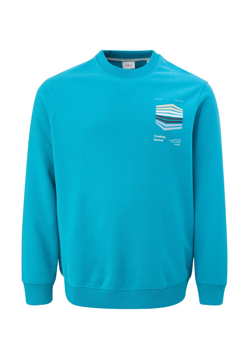 s.Oliver MIT FRONTPRINT - Bluza