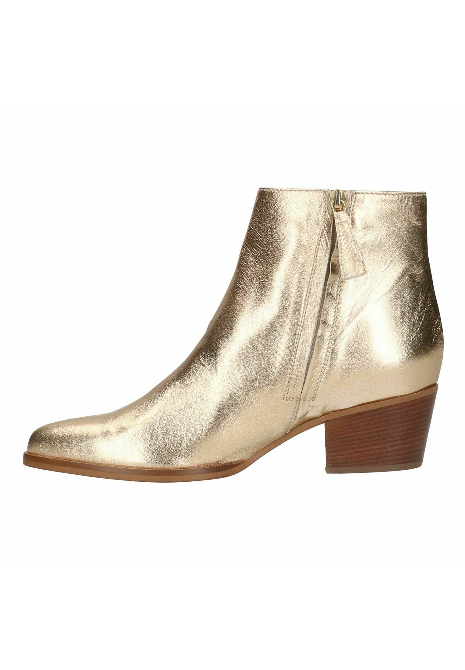 Gouden Enkellaarsjes voor dames | Gratis verzending voor de meeste  bestellingen* | Zalando