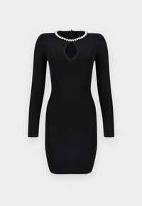 BEATRIZ MINI BANDAGE DRESS - Kokteilinė suknelė / vakarėlių suknelė - jet black