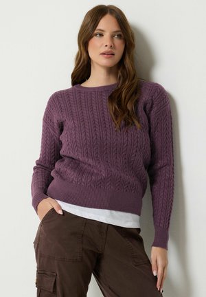 M&Co, WOMEN'S JUMPERS - Pullover - purple