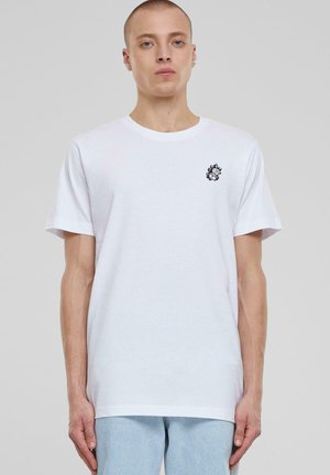 DICE FIRE EMB - T-shirt con stampa - white