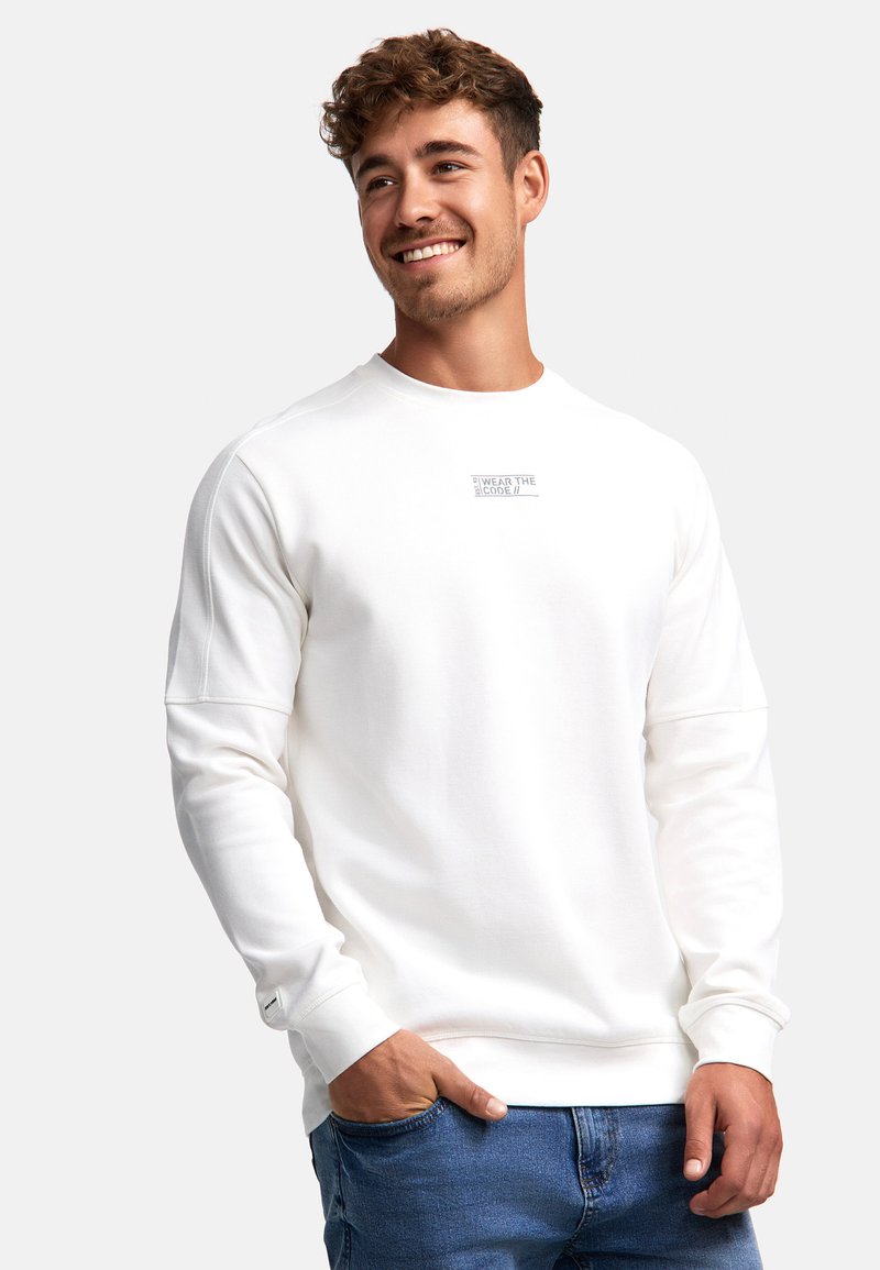 INDICODE JEANS - CLIVER - Sweatshirt - offwhite, Enlarge