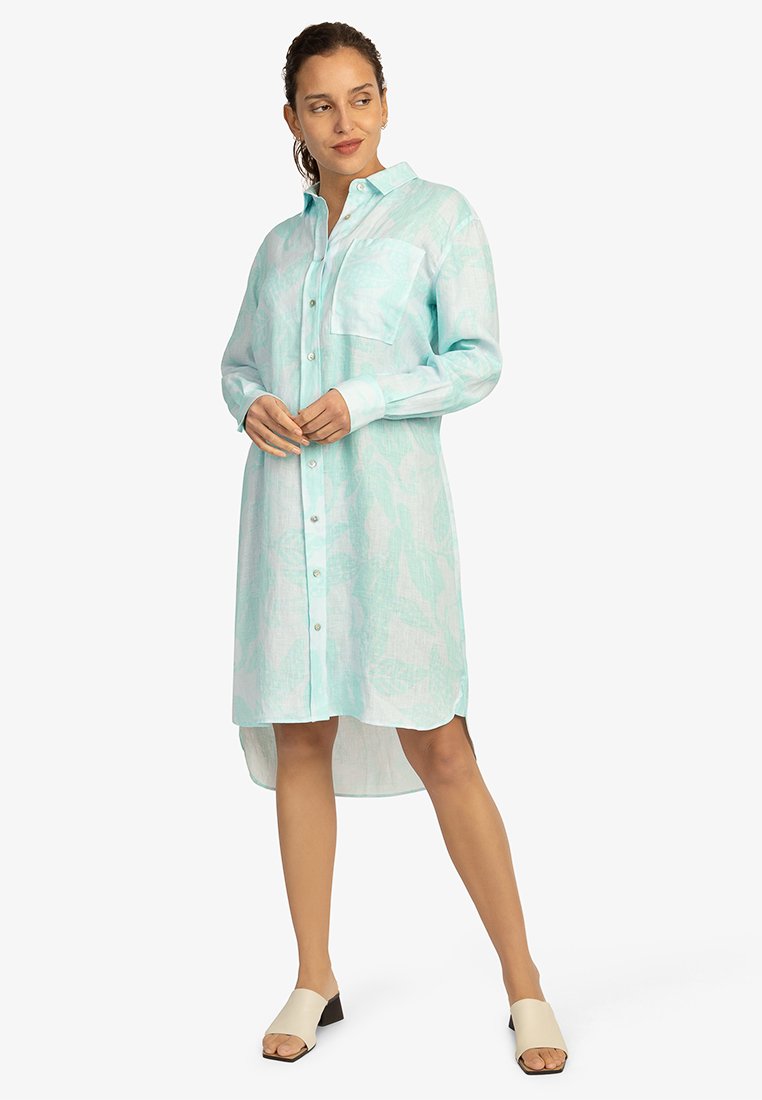 mint&mia Blousejurk turquoise mint&mia Blousejurk turquoise