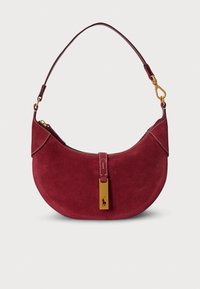 POLO ID SUEDE MINI SHOULDER BAG - Sac à main - pomegranate