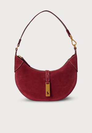 POLO ID SUEDE MINI SHOULDER BAG - Geantă de mână - pomegranate