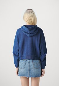 GAP HOODIE - Bluză de molton cu fermoar - medium indigo