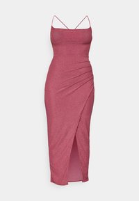 MISHKA BACKLESS GLITTER MAXI - Ballkjole - rose pink