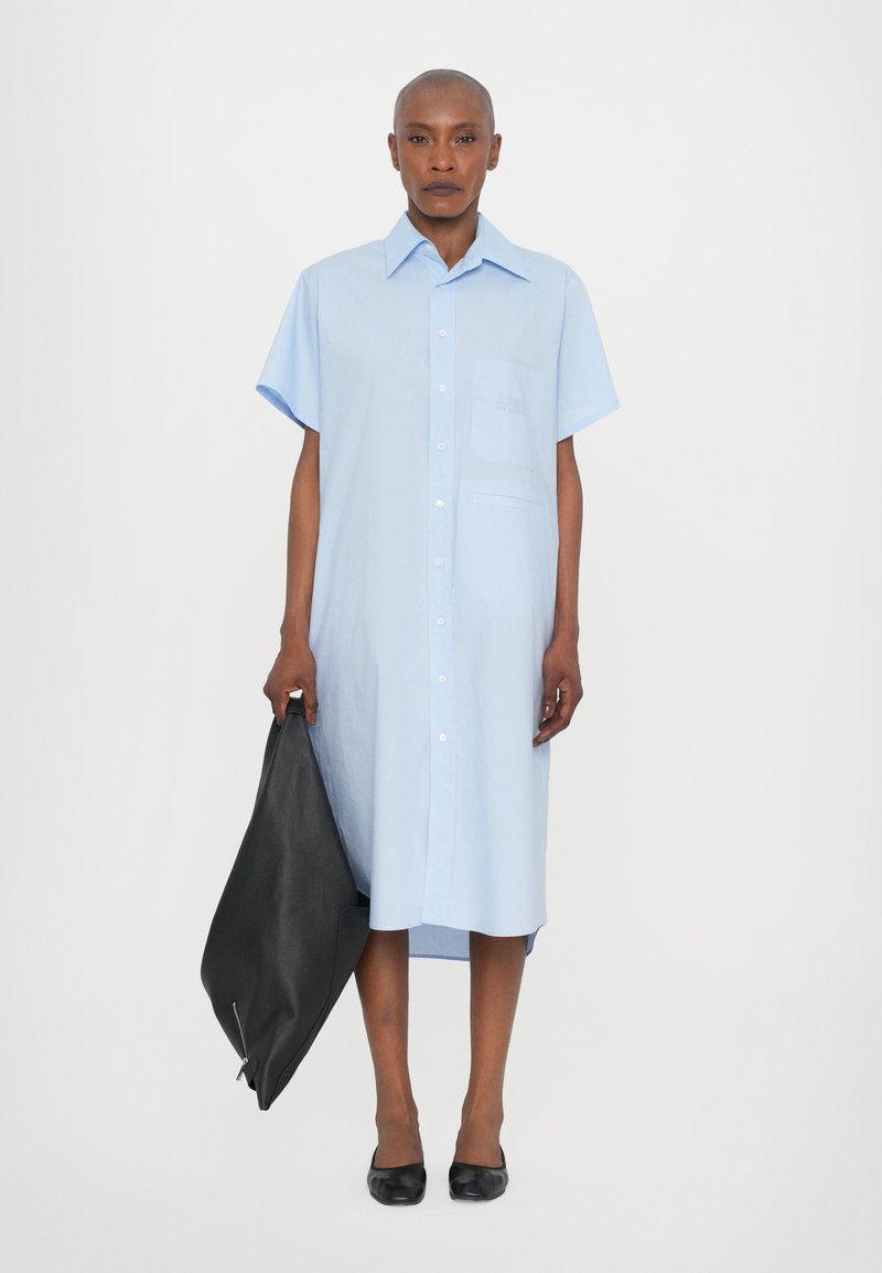 mm6 shirt dress MM6 Maison Margiela Cotton Jersey Dress in Black
