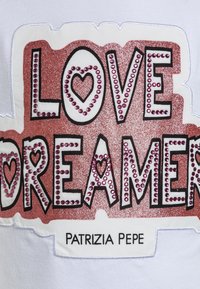 Patrizia Pepe Triko s potiskem - white