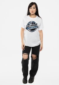 Paradiso Clothing THE STROKES DISTRESSED MAGNA LOGO - Print T-shirt - white