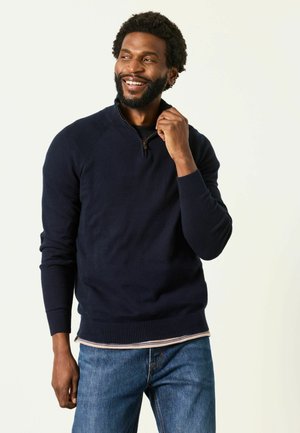 FatFace, TALL FIT - HALF NECK KNITTED JUMPER - Strickpullover - navy